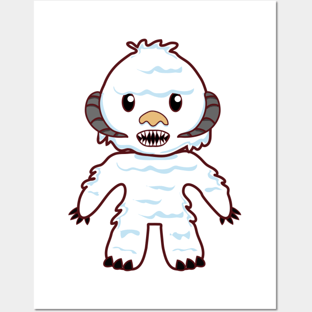 Abominable Yeti Wall Art by mrsmauve